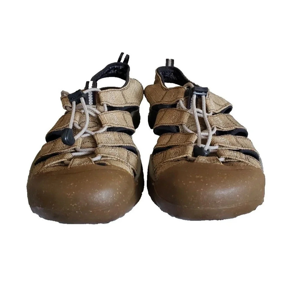 KEEN Newport H2 Hemp Sandals Men's Size 11.5 Brown Water Hiking Outdoor Shoes